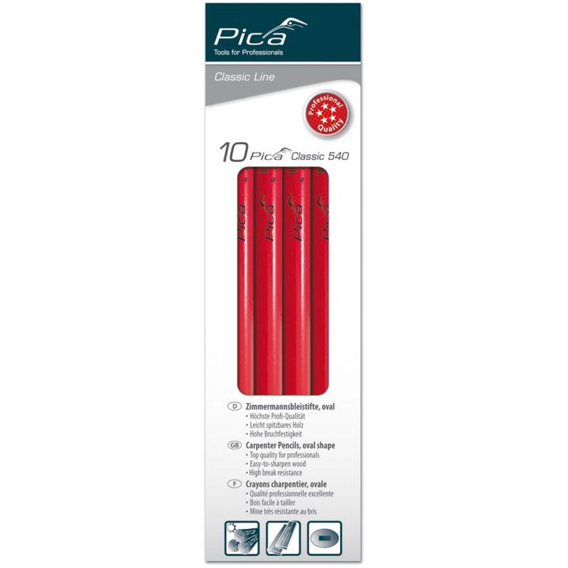 

PICA 540/30-10 - Caja con 10 lápices de carpintero de 30 cm