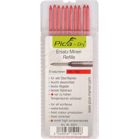 PICA DRY ? MINES, COULEUR ROUGE