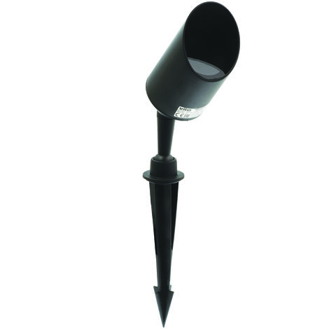 PICA JARDIN SERIE PRATUM GU10 IP65 Φ60x346mm NEGRO