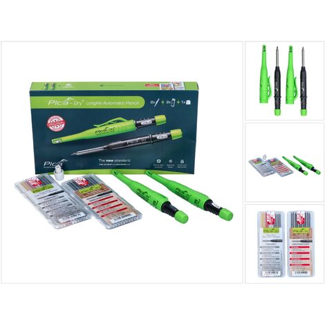 Pica Marker Pica Dry Longlife Marqueur automatique + 18 Mines de rechange (3097)