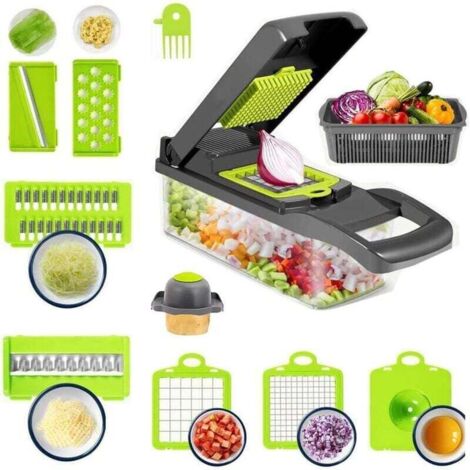 Picadora de cebolla, rebanadora de verduras, mandolina, rebanadora de verduras, rebanadora de verduras y rebanadora de verduras, picadora de alimentos