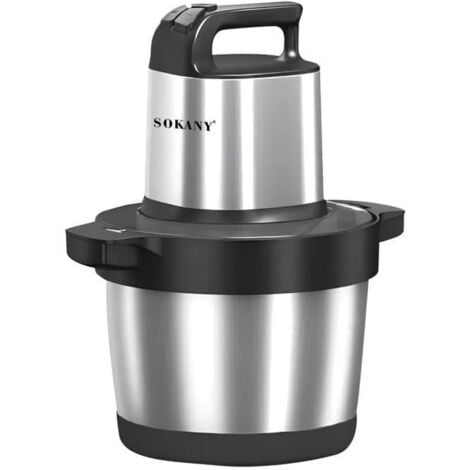 Picadora Eléctrica - SOKANY - 6,5L - 1500W - 4 Cuchillas - 3 Niveles de Velocidad