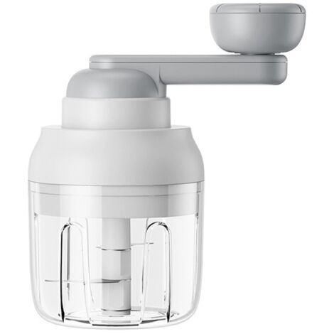 Picadora manual, mini picadora recargable, procesador de alimentos de cadena, mini picadora de verduras inalámbrica con manivela, complemento alimenticio, picadora de ajo, licuadora