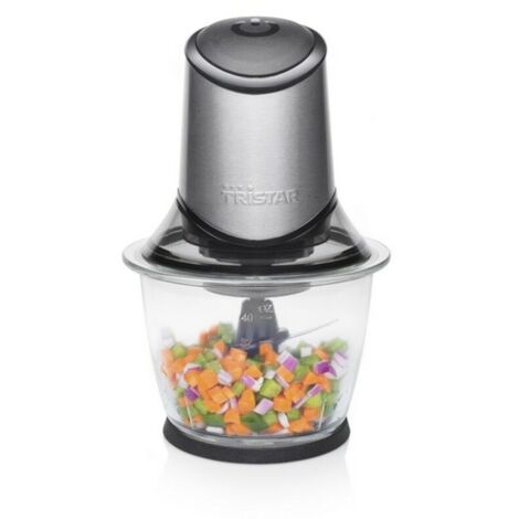 Picadora Tristar BL-4019, 400W, Bol Vidrio 1.2L, 4 Cuchillas Inox