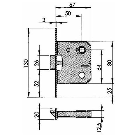 AZBEYALE Picaporte 500-hl Azbe