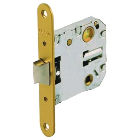 PICAPORTE UNIFICADO FRENTE REDONDO 47 MM LATONADO - 2004U5RHL