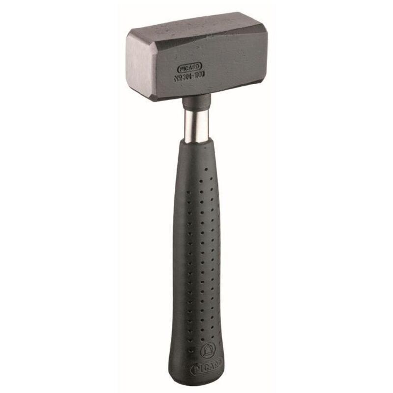 PICARD Fäustel 1.250g schwarzer Spezialgriff mit Stahlrohrstiel Nr. 304