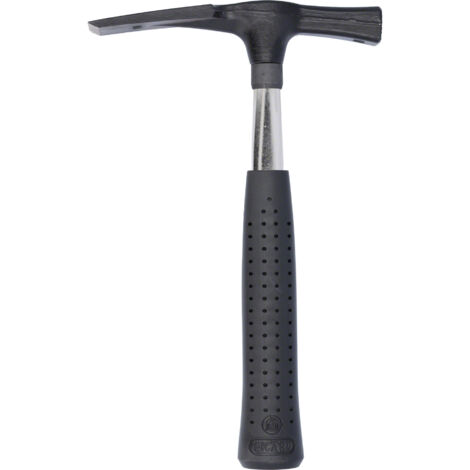 PICARD Maurerhammer 500g mit Stahlrohrstiel Nr. 277 1/2 geraut