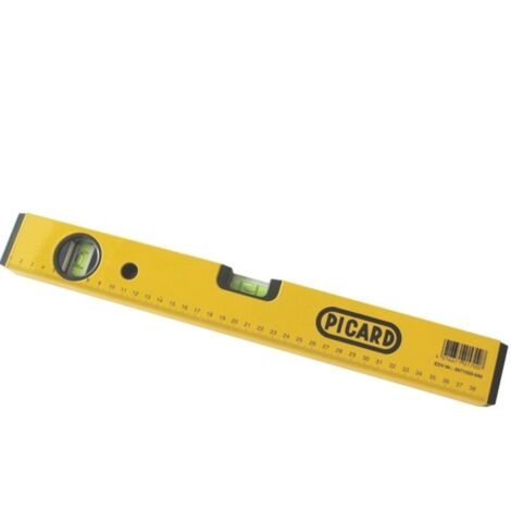PICARD Wasserwaage 60 cm aus Leichtmetall pulverbeschichtet Nr. 71550