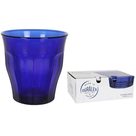 Set de Verres Duralex Picardie Verre Bleu 6 Unités (25 cl)