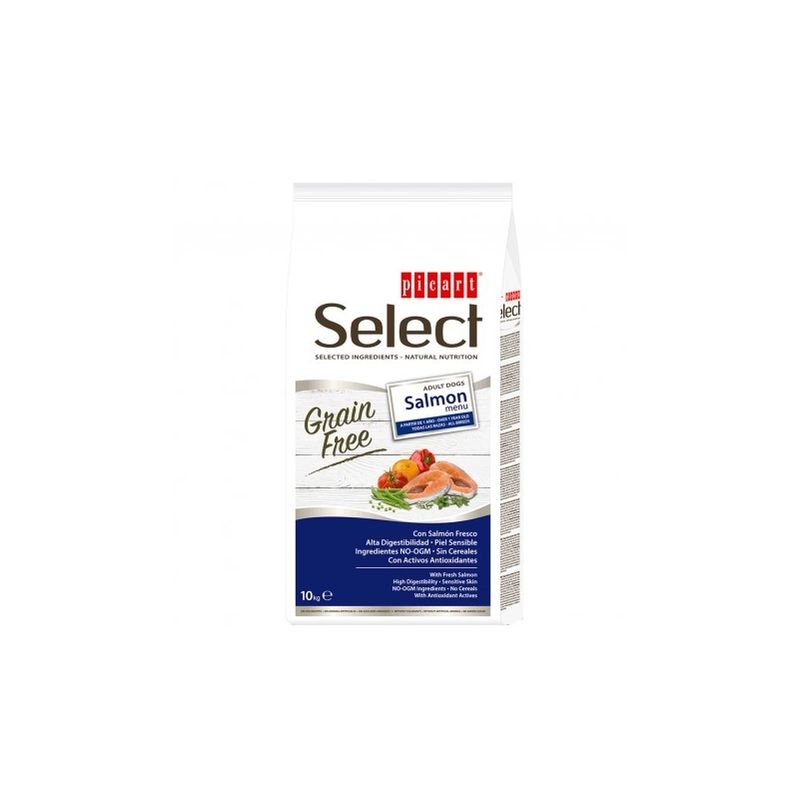 

Picart Select Grain Free Salmon Menu Saco de 10 Kg