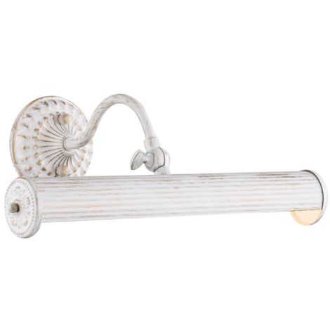 Picasso Rétroéclairage E14x2 25W Métal Blanc 44,5 cm IP20 Moderne