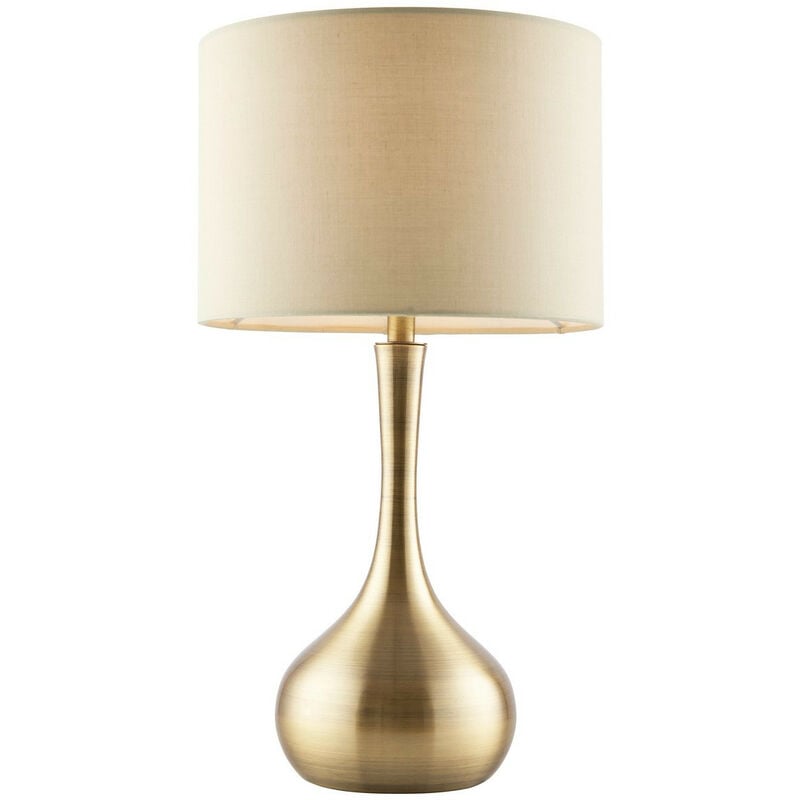 Endon Lighting - Endon Piccadilly - Table Touch Lamp Soft Brass, E14