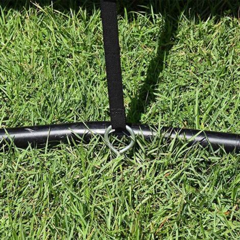 Picchetti di ancoraggio, cinghie a spirale, kit di ancoraggio con resistenza di 900 kg, acciaio inossidabile, fissaggi di sicurezza per trampolino