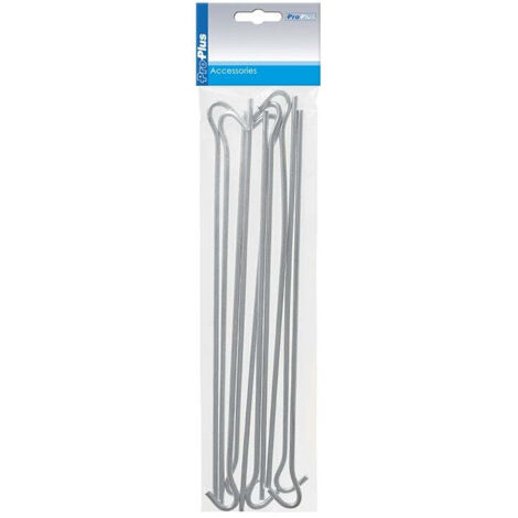 Picchetto 30 cm in metallo con occhiello aperto 10 pezzi in polybag