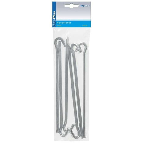 Picchetto da roccia triangolo in metallo 23 cm 6 pezzi in sacchetto di plastica