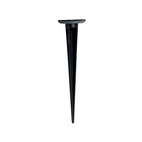 Picchetto de Soporte de Aluminio Negro