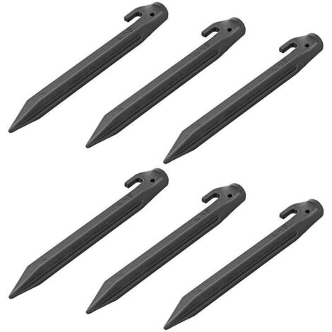 Picchetto per tenda in nylon da 22,5 cm - set da 6 pezzi