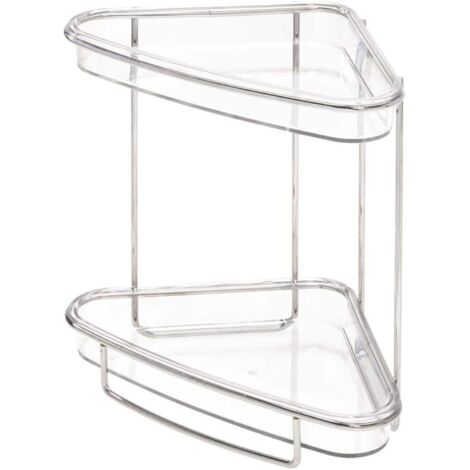 Piccola mensola angolare per bagno H23 cm - LINEA