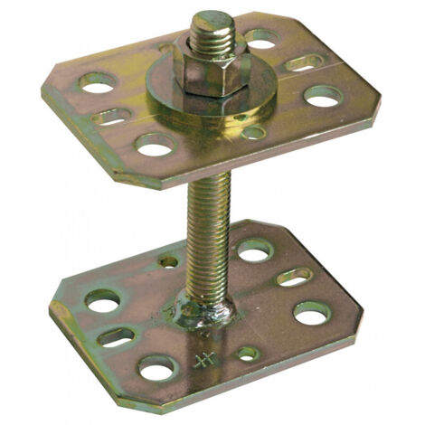 Piccolo piedino regolabile per palo APB7090 90x70mm - spessore 4mm