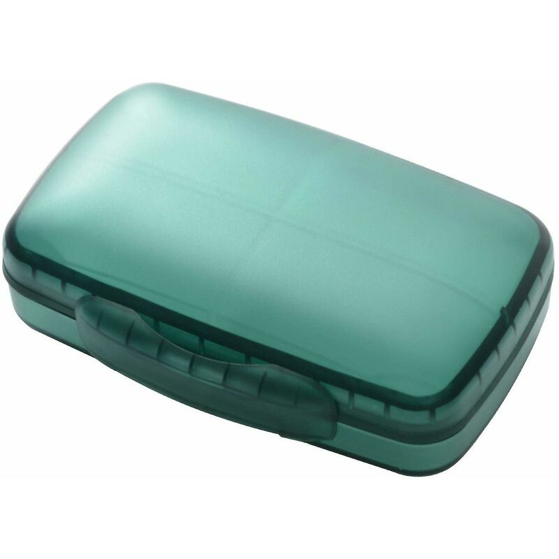 Piccolo portapillole in plastica, portapillole