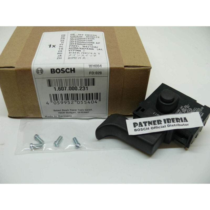 Bosch - Pièce de rechange d'origine 1607000231 Interrupteur marche-arrêt