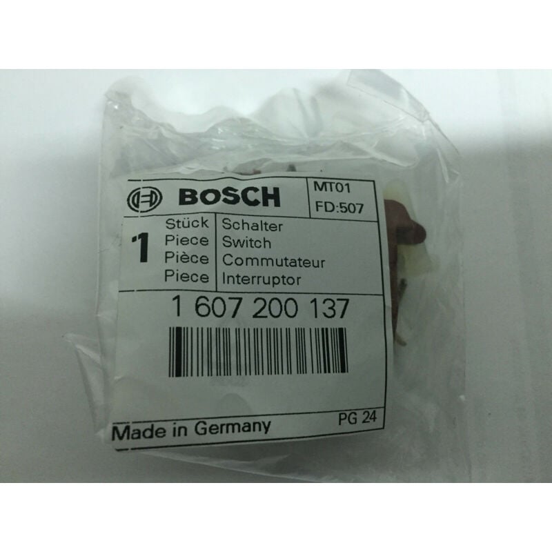 Bosch - Pièce de rechange d'origine 1607200137 Interrupteur