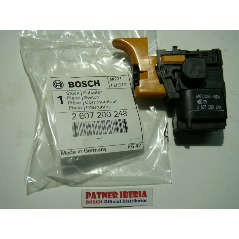 Bosch - Pièce de rechange d'origine 2607200248 Interrupteur