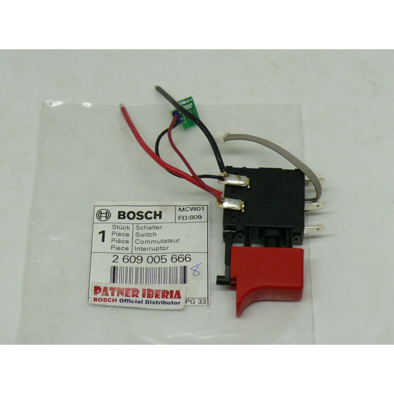 Bosch - Pièce de rechange d'origine 2609005666 Interrupteur