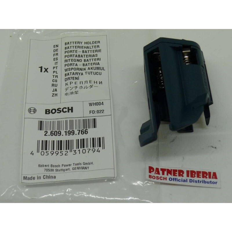 Pièce de rechange d'origine Bosch 2609199766 Support de batterie pour gis 1000C gic 120 et D-tect 120