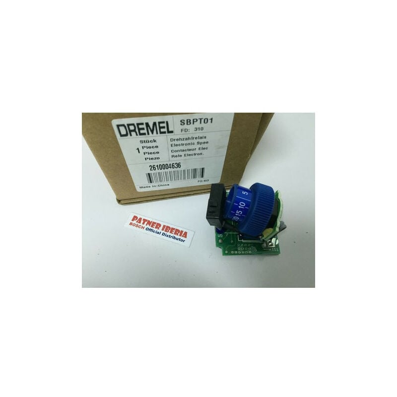 Pièce de rechange d’origine DREMEL 2610004636 Relais de vitesse électronique (120 V) pour DREMEL 4000