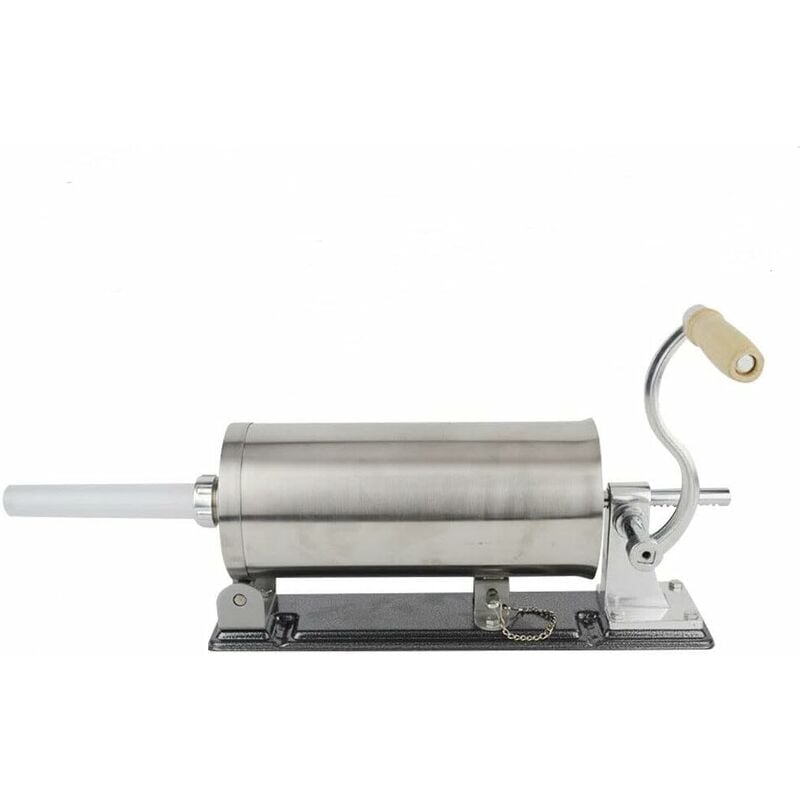 Gojoy - Pièce jointe de saucisse de cuisine de machine de saucisse de viande de hachoir de viande et de charcuterie d'acier inoxydable de 4,8L