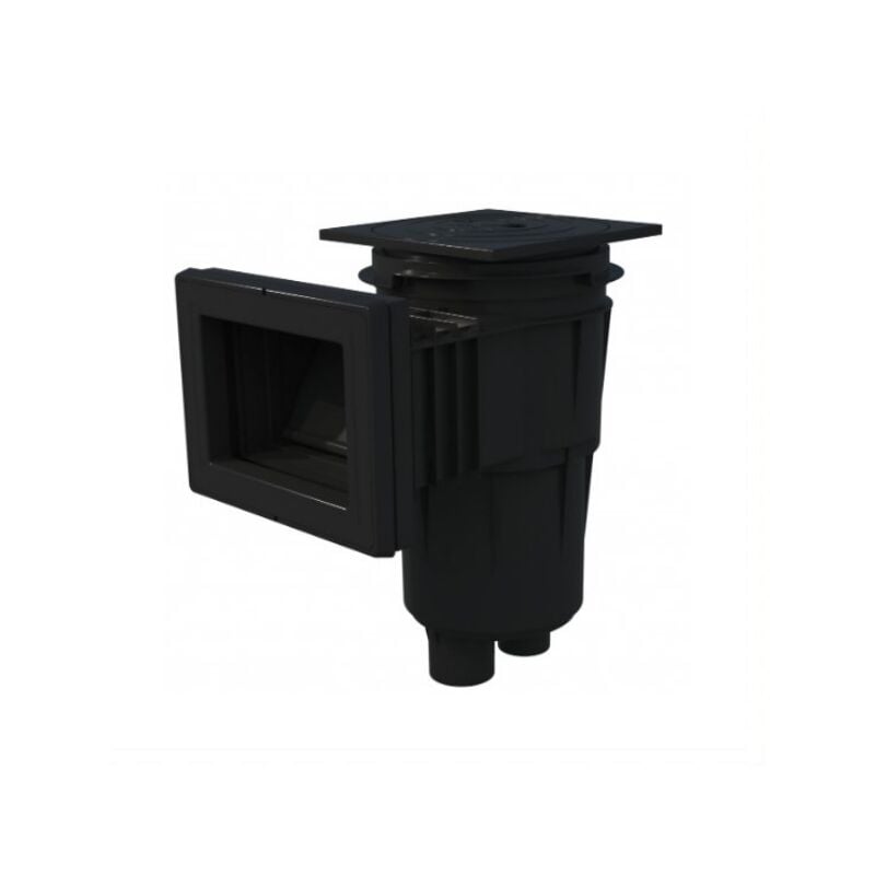 Astralpool - Pièce à sceller piscine - Skimmer liner métrique petite meurtrière et rallonge - modèle Prestige - Gris anthracite de