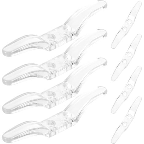 pices Crochet de Fixation Stores Transparent Support Cordon