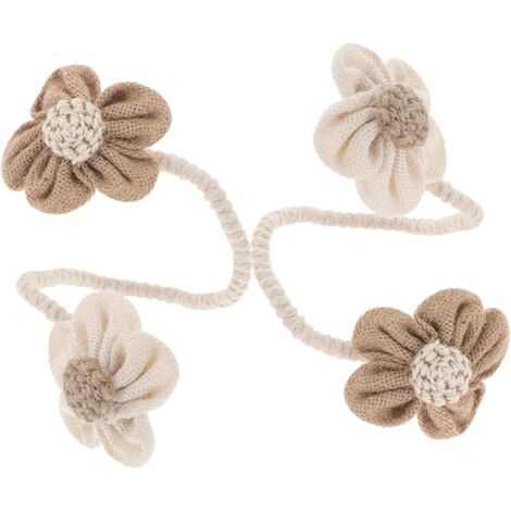 pices Embrasses de Rideaux Fleurs Bohme Ajustables Lot de
