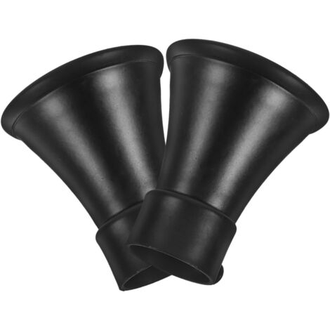 pices Lot de Embouts de Tringle Rideau Fer Noir Dcoratifs et