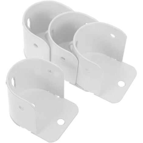 pices Support de Tringle de Placard INOX Base de Fixation