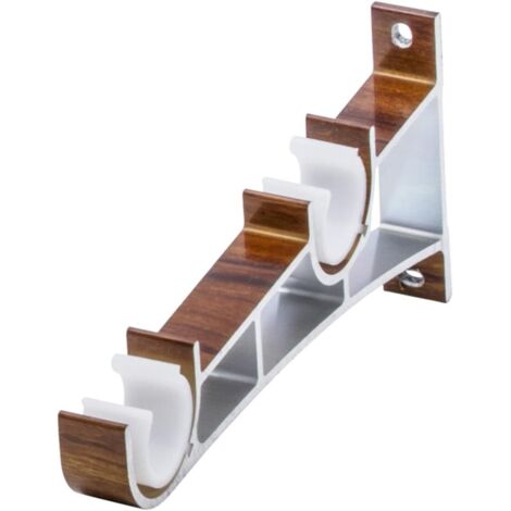 pices Support Tringle Rideaux Double Alliage Aluminium
