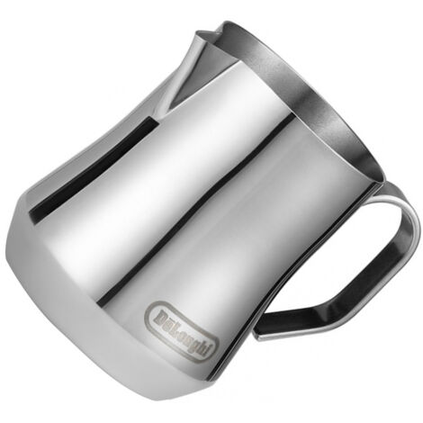 Pichet à lait 350 ml – Compatible cafetières DeLonghi – Accessoire pour boissons lactées – Chauffe et sert le lait facilement