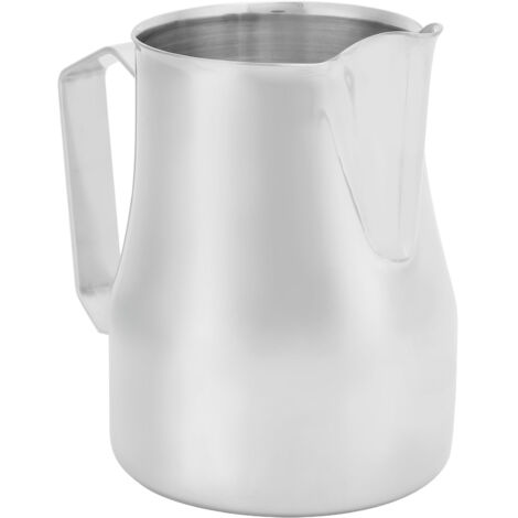 Pichet à lait inox 750ml pour mousse à café et latte art, bec verseur précis