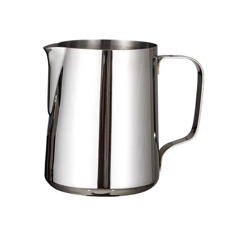 Pichet à mousse de lait, pichet à lait en acier inoxydable 304, pichet à vapeur de 350 ml, pichet à vapeur pour café, cappuccino, barista, carafe à