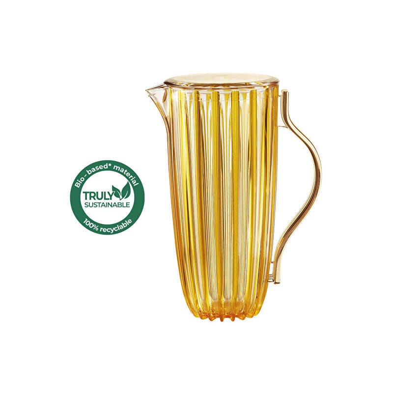 Pichet avec couvercle Guzzini Dolcevita ambre