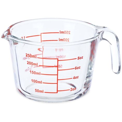 Pichet doseur en verre 250 ml