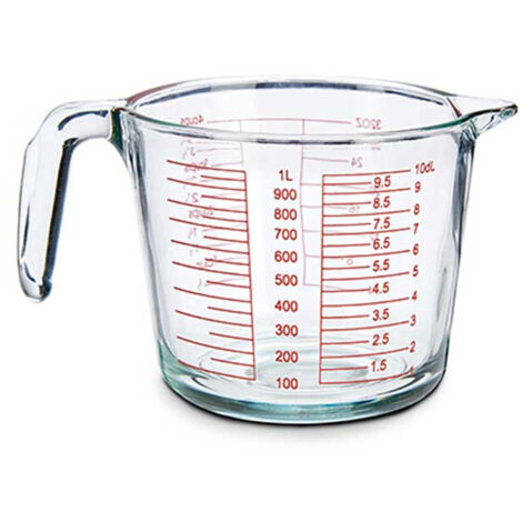 Pichet Doseur Gradué en Verre - 1L