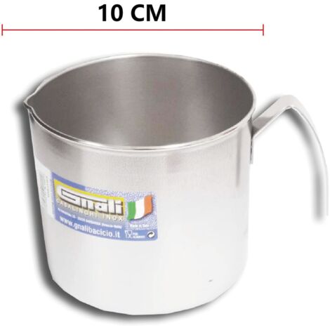 Pichet En Acier Inoxydable Avec Bord D.10 Cm