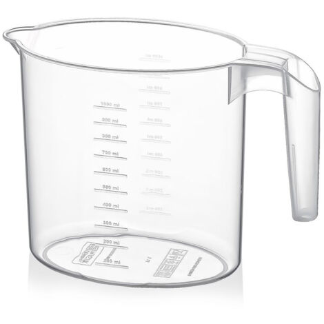 Pichet en plastique avec verre doseur 1 l