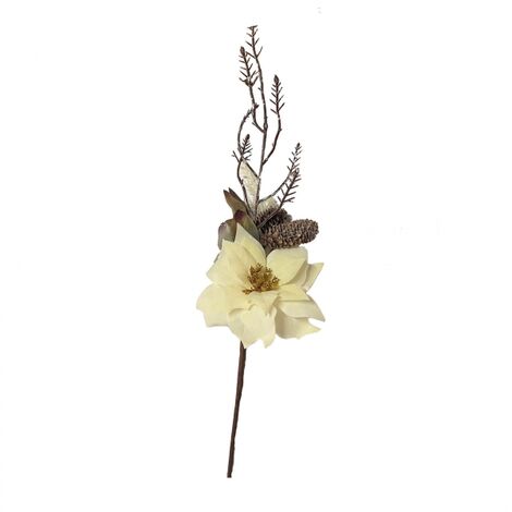 Pick Rametto stella d.12 X H 26 cm addobbo albero Natale