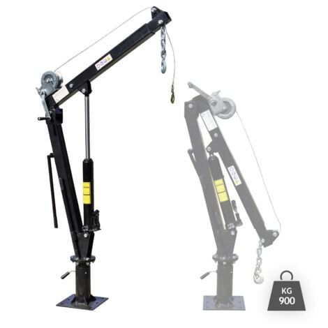 Pick up gru di sollevamento portata 900 kg e verricello carico scarico base solida 160002323