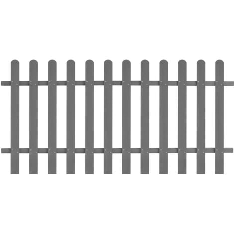 Picket Fence WPC 200x100 cm vidaXL