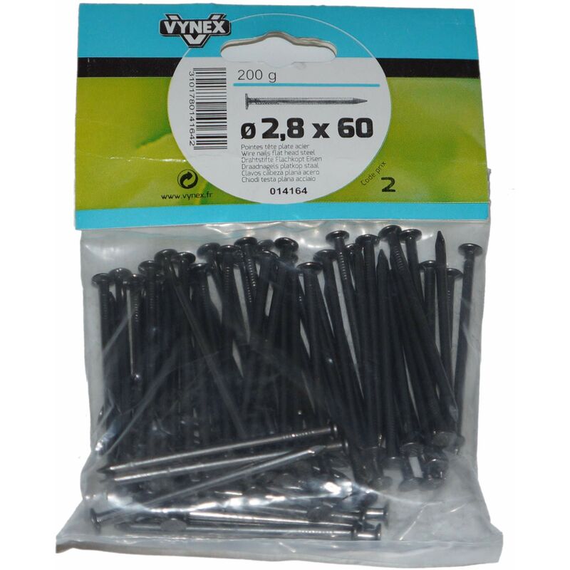 

Pico de acero TP 60 x 2.8, 200g